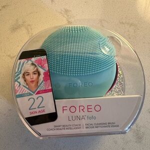 FOREO Luna fofo Battery Power Facial‎ Cleansing Brush Minty Cool -New